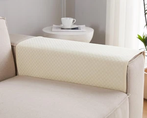 2 Pieces Sofa Couch Covers Furniture Protector Washable Armrest Pieces Anti-Slip - Picture 1 of 12