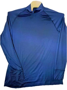 Nuevo con etiquetas Termaskin elástico Lands End cuello falso regimiento azul marino para hombre grande alto 42X44 - Imagen 1 de 10