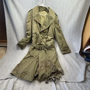 Army TrenchCoat Men Large 4th Armored Division Of The United States Army Patch - Picture 1 of 24