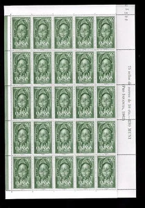 SPAIN COLONIES RIO MUNI 1962 Idol 50c...MINT FULL SHEET - Picture 1 of 1