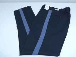 SOUTHEASTERN PANTS M9161 MENS SIZE 34U SUFFOLK PD NAVY HEATHER BLUE STRIPE - Picture 1 of 3
