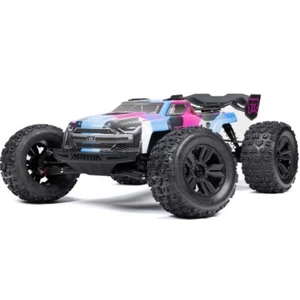 Arrma ARA8608V6T2 KRATON 6S V6 4X4 BLX Brushless 1:8 Speed MT RTR, Blau/Pink - Bild 1 von 23
