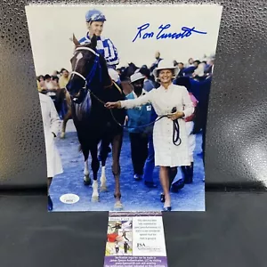 Sekretariat - Ron Turcotte signiertes 8x10 Foto mit Penny Tweedy JSA/COA - Bild 1 von 3