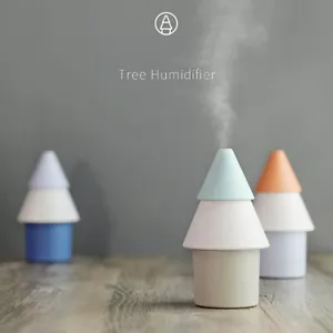 USB Christmas Tree Air Humidifier 250ml Portable for Home Car 3 Colors - Picture 1 of 15