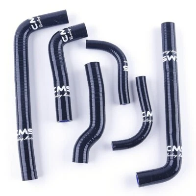 Black For 1999-2006 Gas Gas EC125 EC200 EC250 EC300 Silicone Radiator Hose Kit - Image 1 of 4