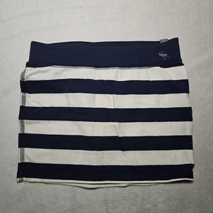 Abercrombie Kids Striped Navy/White Skirt Size Large - NWT - Picture 1 of 3