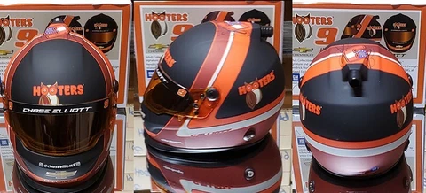 CHASE ELLIOTT 2020 HOOTERS 1/2 SCALE BRAND ART  MINI REPLICA HELMET Cover