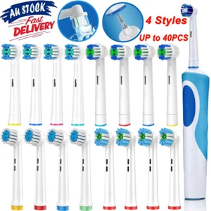 20PCS Electric Toothbrush Heads Replacement For Oral B Braun Models Series AU - Picture 1 of 17