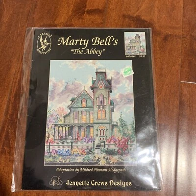 MARTY BELL'S THE ABBEY cross stitch pattern 2002 Jeanette Crews - Pegasus  - Image 1 of 2