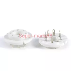 2 enchufes de tubo de cerámica octal FU50R 8 pines GU50 LV3 5U8C 5U9C FU50 GU-50 FU15 - Imagen 1 de 6
