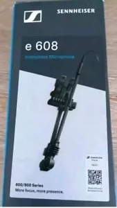 Sennheiser E 608 Dynamisches Instrumentenmikrofon Blech-Holzbläser Mikrofon Neu - Bild 1 von 4