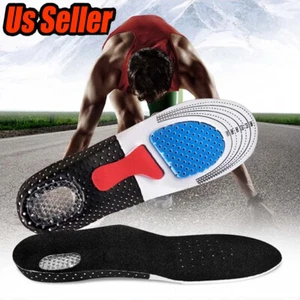 Sports Silicone Gel Insoles for Feet Men Women Orthopedic Arch Support Inserts - Picture 1 of 16