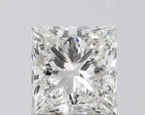 3 CT Princess Cut Lab Grown Diamond Ring IGI Certified Custom Jewelry - Picture 1 of 2