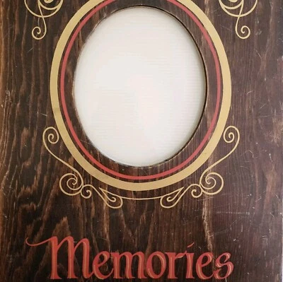 Álbum de fotos de madera artesanal recuerdos Franklin Mfg vintage años 60-70 ROTC BGS Foto 1 de 4