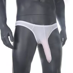 Men Thong G Strings Sexy Elephant Nose Underwear Panties Underpants Briefs - Picture 1 of 10