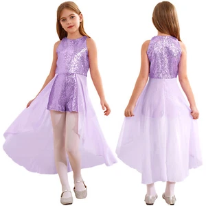 Kid Girls Rompers Ball Gown Jumpsuit Banquet Dresses Special Leotard Princess - Picture 1 of 100