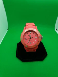 Reloj deportivo unisex Bilyfer rosa 3atm, bisel giratorio, manos y números luminosos bm - Imagen 1 de 6