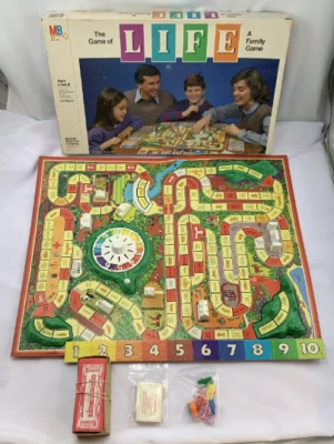 1985 Game of Life by Milton Bradley Complete in Very Good Condition FREE SHIP - Image 1 of 4