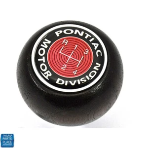 1969-1971 GTO LeMans Firebird Walnut Hurst Muncie Shift Knob 4 Speed Pattern EA - Picture 1 of 4