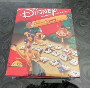 Disney Adventures in Typing with Timon & Pumbaa Ages 6+ PC Windows - Picture 1 of 5