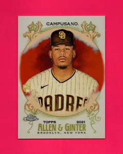 2021 Topps Allen & Ginter Chrome Orange Refractor #265 Luis Campusano RC 07/25 - Picture 1 of 2
