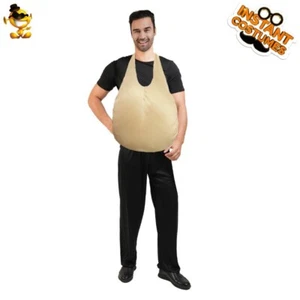 Adultos Falso Vientre Abdomen Rellenos Papá Noel Vientre Embarazado Mujeres Disfraces de Halloween C - Imagen 1 de 2