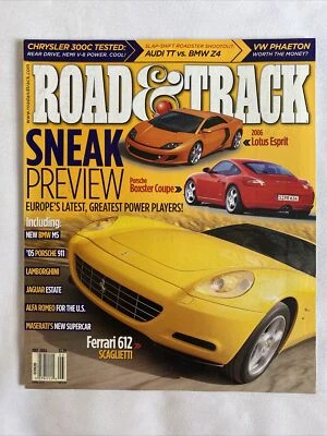 2004 May Road & Track Magazine Ferrari 612 Scag A V-12 Powered Machine (MH395) - Image 1 of 3