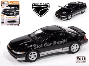 Auto World NEW CASTING 1990 Eagle Talon TSi (BLACK) 1:64 Scale Diecast Car 452B - Picture 1 of 7