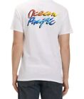 Vintage Ocean Pacific White T Shirt OP Y2k Neon 100 Cotton Retro Surf 80s L