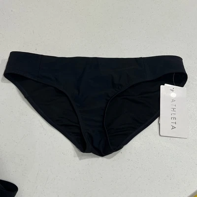 Parte inferior de natación Athleta Bonaire para mujer mediana negra atlética nueva con etiquetas Foto 1 de 4