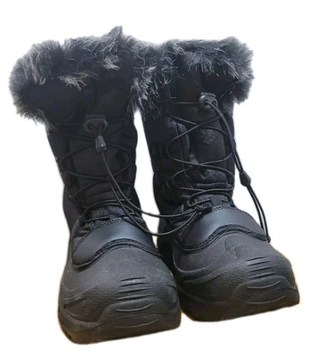 Botas de nieve Itasca negras, talla 9 para mujer, Thinsulate imitación piel de oveja, caja incluida  Foto 1 de 4