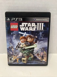 Lego Star Wars III The Clone Wars PS3 PlayStation 3 NO Manual Tested Works - Picture 1 of 11