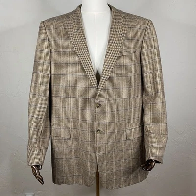 Ermengildo Zegna Blazer США 48L гончая Италии шерсти Sport пальто костюм куртка - Изображение 1 из 4