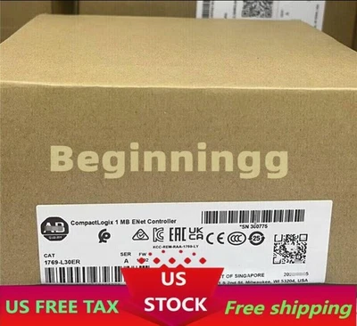 New Sealed AB 1769-L30ER / A CompactLogix 1MB ENet Controller 1769L30ER US Stock - Image 1 of 2