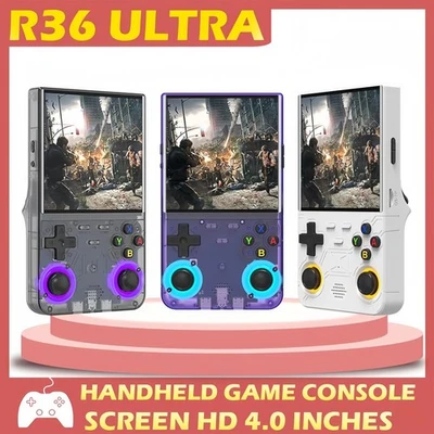 New R36 Ultra Retro Handheld Game Console 4.0-Inch Open-Source Linux System 128G