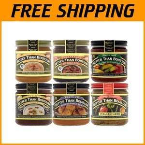 Flavorful Mushroom & Garlic Base Pack - 6 Jars - Picture 1 of 9