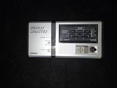 Juego de Mesa LCD Tandy Hungry Monster De Colección 80-2171 FUNCIONA Estilo Pac-Man Años 80 Foto 1 de 4