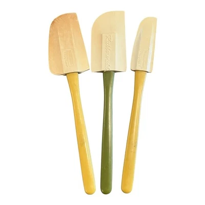 Vintage Rubbermaid Party Plan 3-Piece Plate Bowl Scraper Spatula 1904 140 & 141 - Image 1 of 4