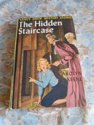 Book Hardcover The Hidden Staircase Nancy Drew # 2 1959 Carolyn Keene - Imagem 1 de 4