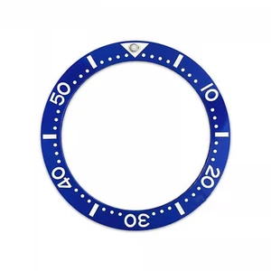 Inserto lunetta orologio piatto ceramica 39,7 mm pezzi di ricambio per lunetta esterna - Foto 1 di 16