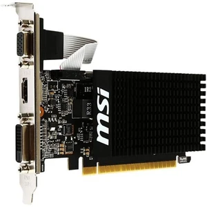 MSI Carte Vidéo Nvidia Geforce GT710 2GB Silent DDR3 Pci-E 2.0 DVI HDMI VGA - Photo 1/1