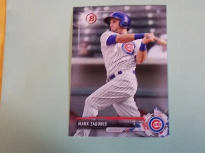 2017 Bowman Prospects #BP131 Mark Zagunis Chicago Cubs Rookie Baseball Card - Image 1 of 2