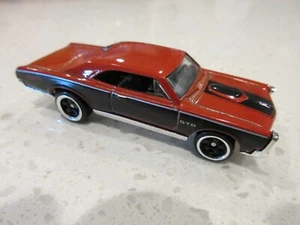 2025 Hot Wheels 1967 Pontiac GTO Red & Black Exclusive HW Legends Toy Race Car - Picture 1 of 7
