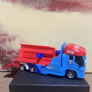 Disney Pixar Cars Andre GRC Stunt Racer Transforming Transporter Incomplete - Picture 1 of 11