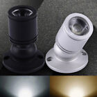 1W Mini LED Warm/White Spotlight Cabinet Ceiling Spot Flood Lamp Jewelry lig^lk