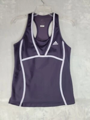 Camiseta sin mangas Adidas para mujer mediana espalda deportiva ocio púrpura climacool pulóver Foto 1 de 4