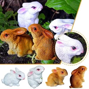 Mini Rabbit DIY Ornament Resin Crafts Micro Landscape HOT US Decorations E7G5 - Bild 1 von 21