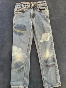 Boden Boys Solar System Planets Jeans Size 7 Years - Picture 1 of 7