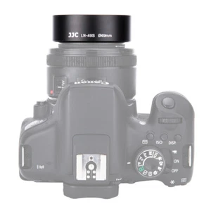 49mm Standard Lens Hood for Canon EF 50mm f/1.8 STM Sony E 50mm (35mm) f/1.8 OSS - Picture 1 of 11