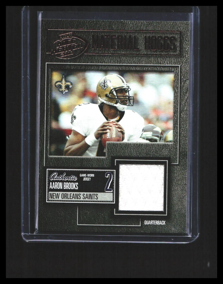 2003 Aaron Brooks Patch - Playoff Hogg Heaven #MH-7 Bronze /200 Saints - Image 1 of 3